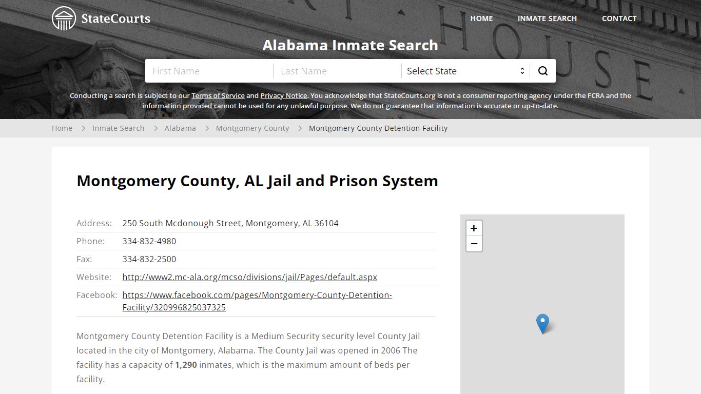 Montgomery County Detention Facility Inmate Records Search, Alabama ...